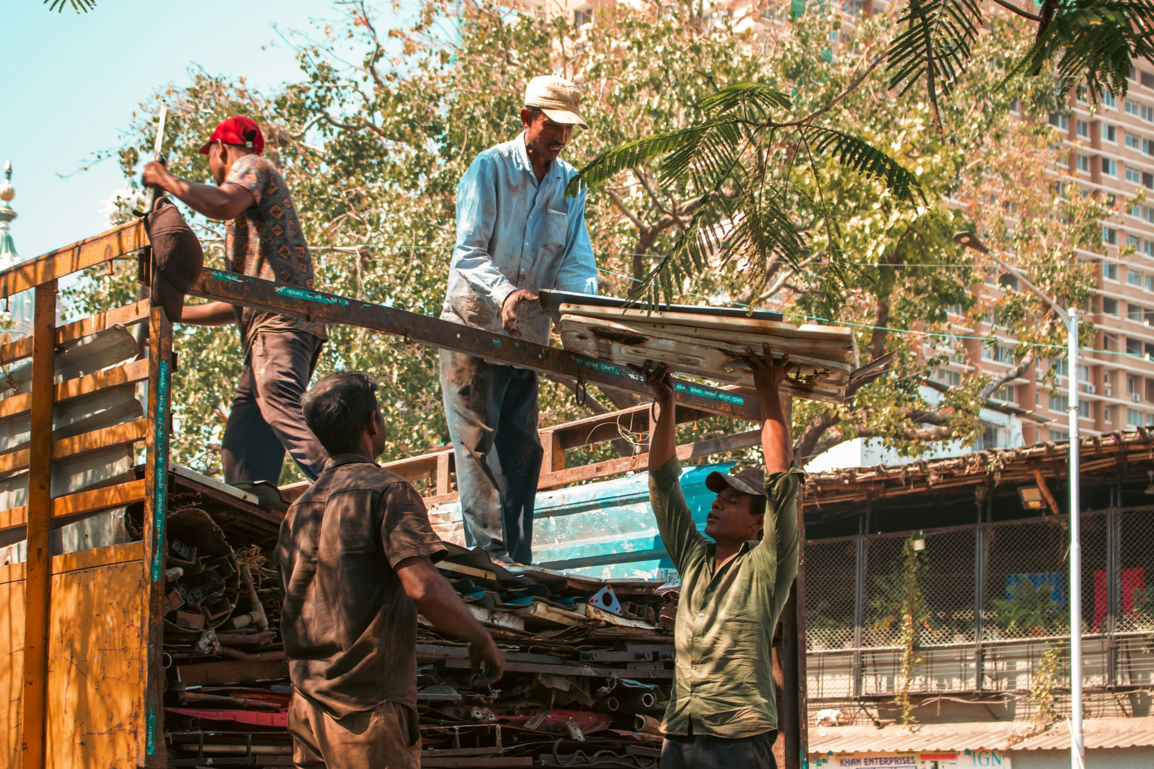 Salman Metals scrap yard in Sharjah